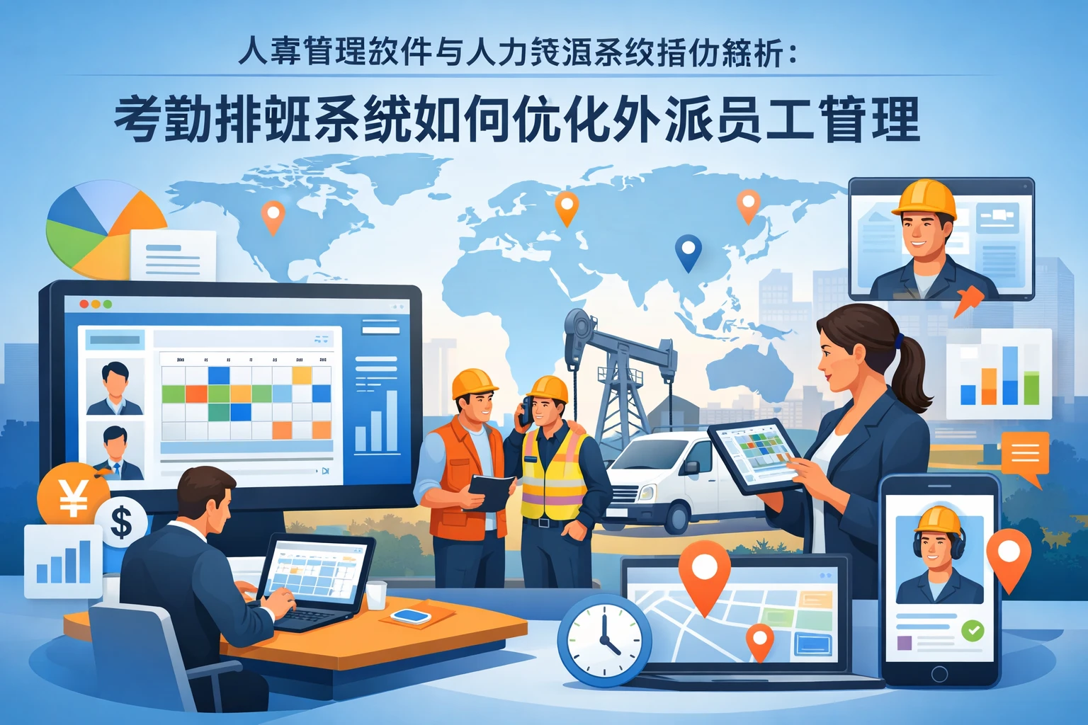 人事管理软件与人力资源系统报价解析：考勤排班系统如何优化外派员工管理