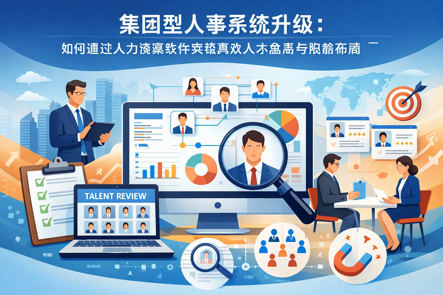 集团型人事系统升级:如何通过人力资源软件实现高效人才盘点与招聘布局