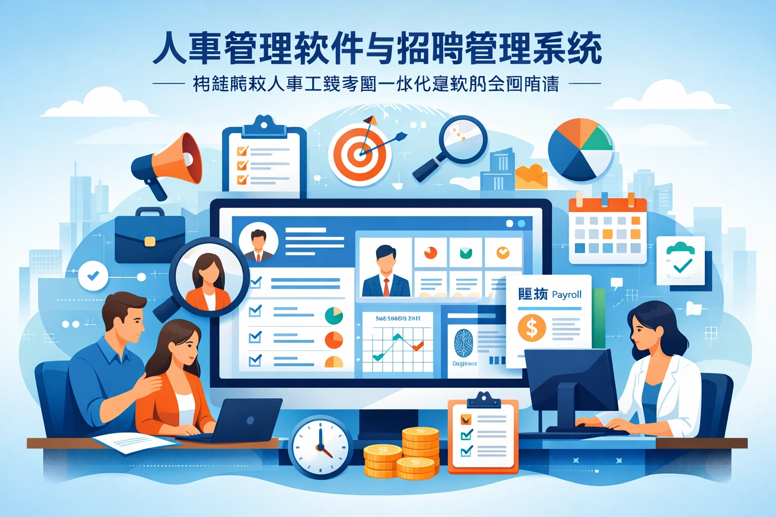 人事管理软件与招聘管理系统：构建高效人事工资考勤一体化系统的全面指南