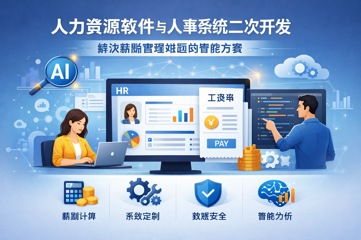 人力资源软件与人事系统二次开发：解决薪酬管理难题的智能方案