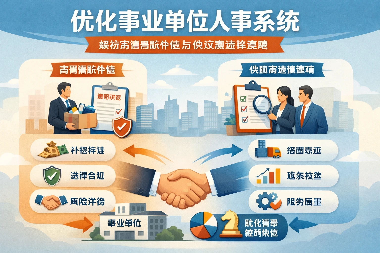 优化事业单位人事系统：解析高管离职补偿与供应商选择策略