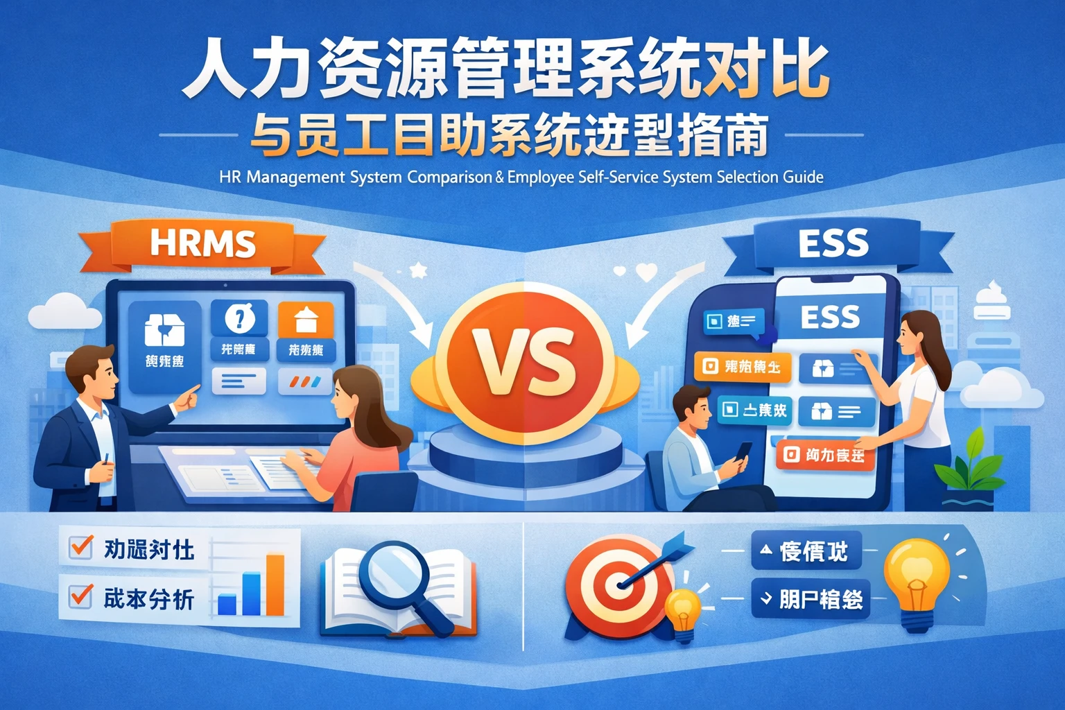 人力资源管理系统对比与员工自助系统选型指南