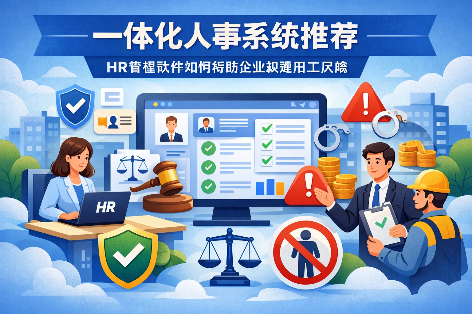 一体化人事系统推荐：HR管理软件如何帮助企业规避用工风险