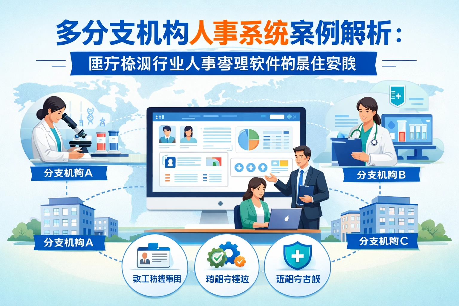 多分支机构人事系统案例解析：医疗检测行业人事管理软件的最佳实践