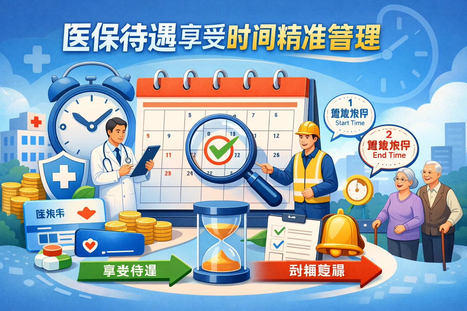 医保待遇享受时间精准管理