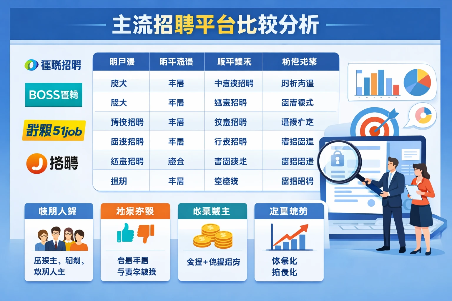主流招聘平台比较分析