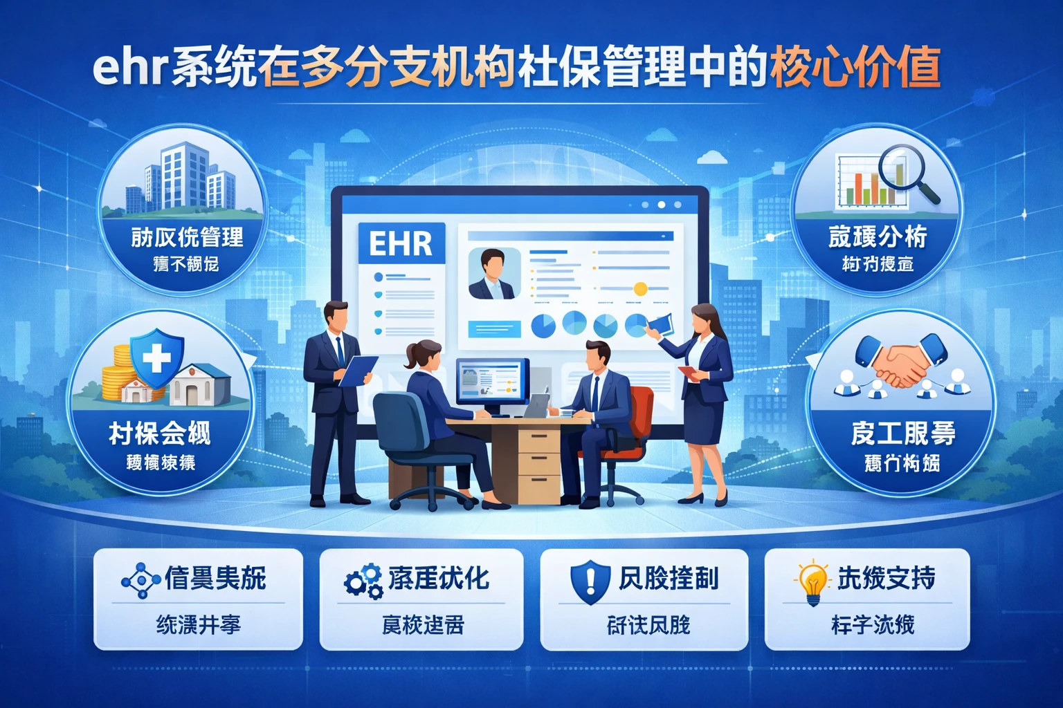 ehr系统在多分支机构社保管理中的核心价值