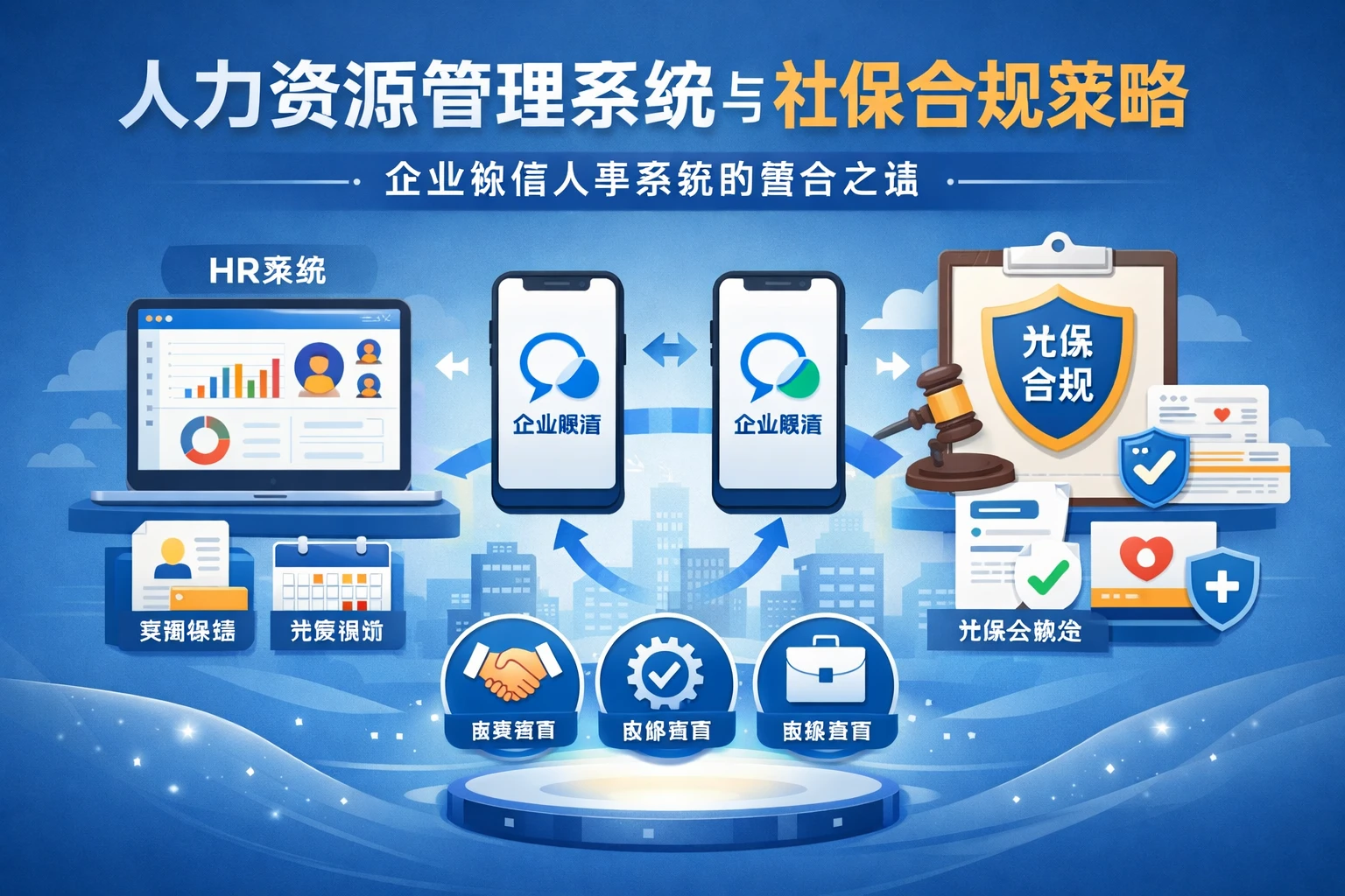 人力资源管理系统与社保合规策略：企业微信人事系统的整合之道