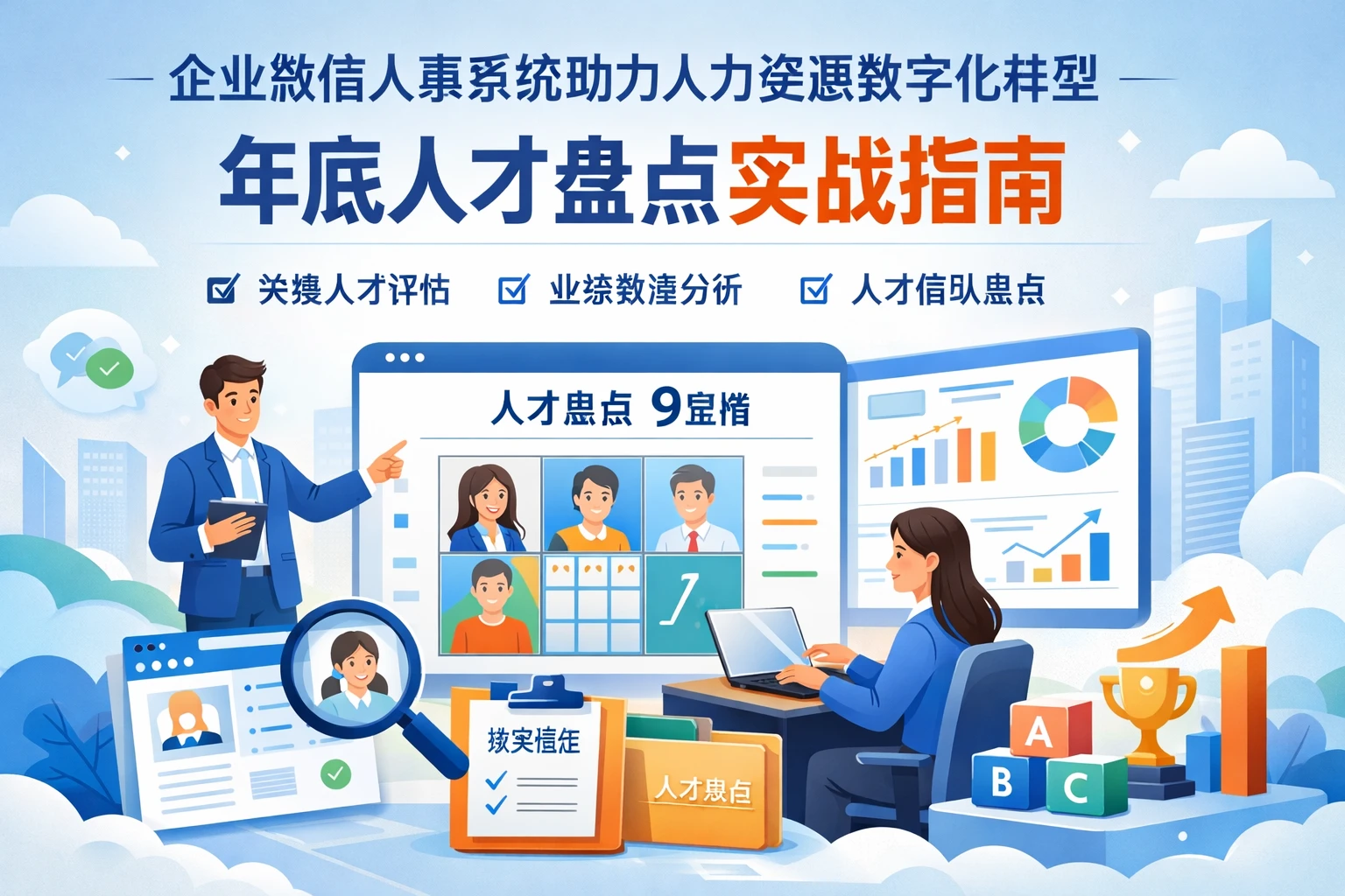 企业微信人事系统助力人力资源数字化转型：年底人才盘点实战指南