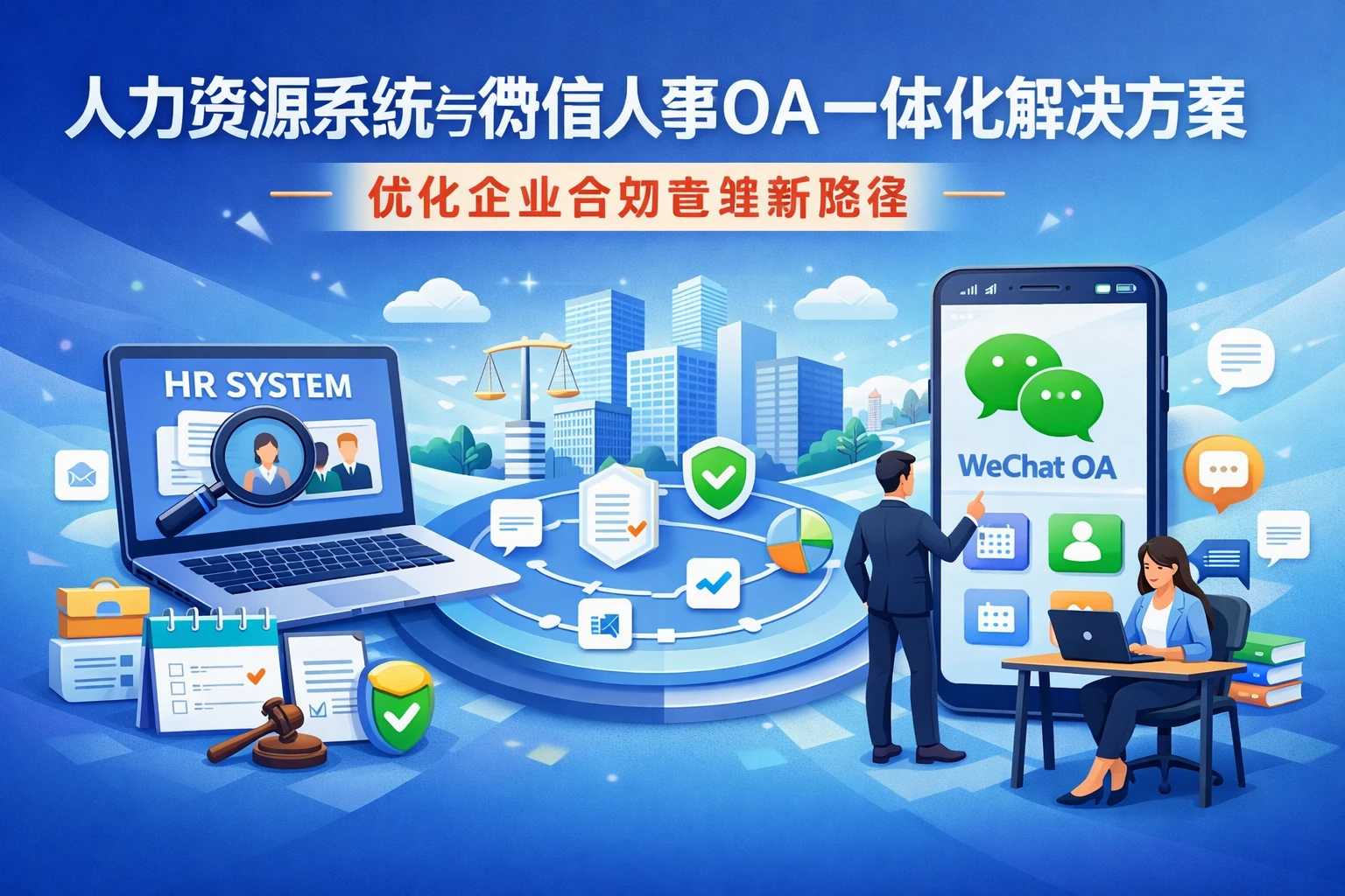 人力资源系统与微信人事OA一体化解决方案：优化企业合规管理新路径