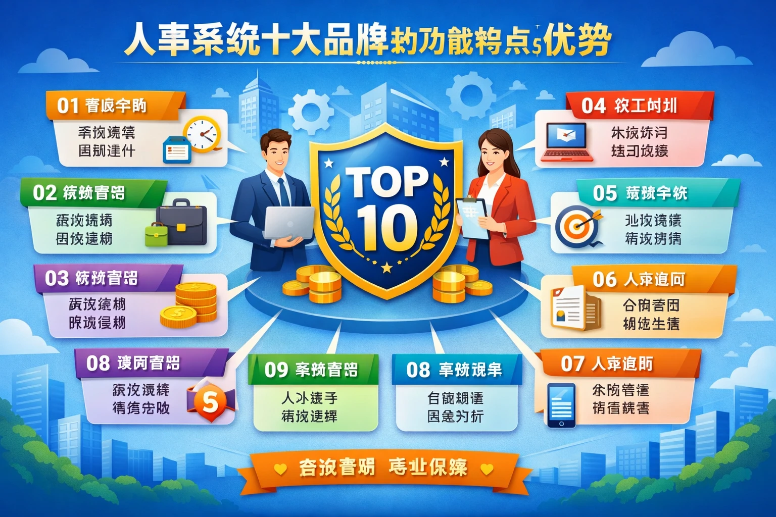 人事系统十大品牌的功能特点与优势