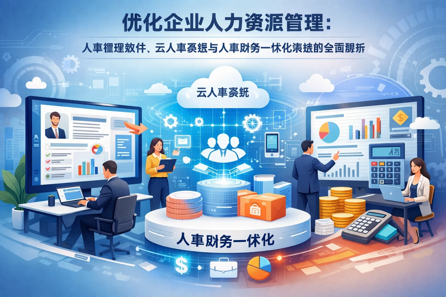 优化企业人力资源管理:人事管理软件、云人事系统与人事财务一体化系统的全面解析