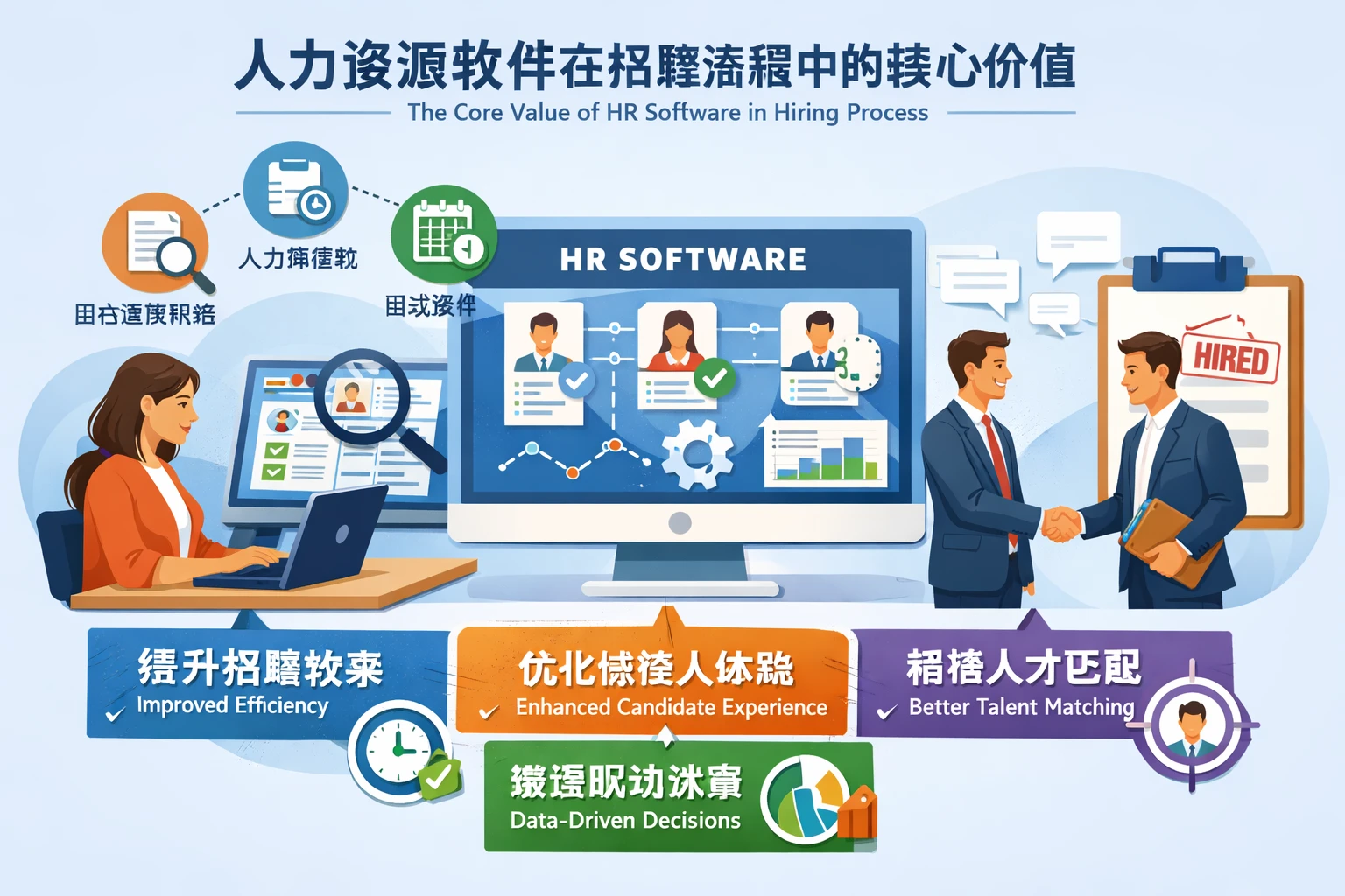 人力资源软件在招聘流程中的核心价值