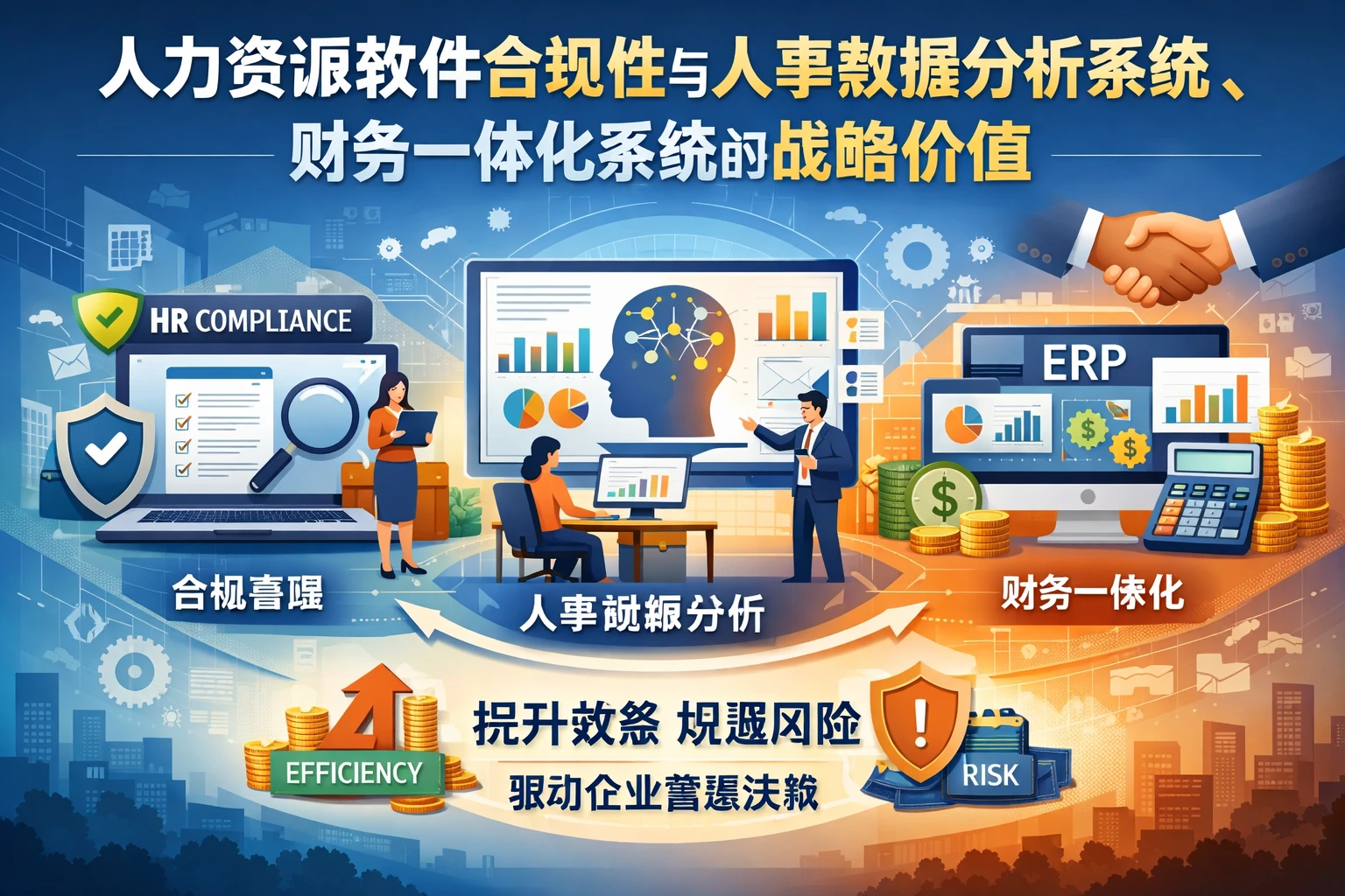 人力资源软件合规性与人事数据分析系统、财务一体化系统的战略价值