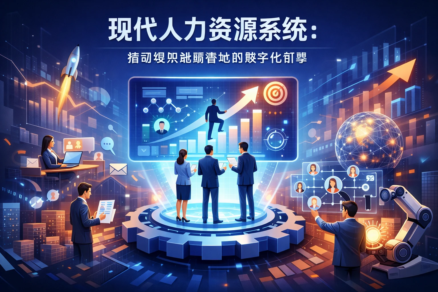 现代人力资源系统：推动组织战略落地的数字化引擎