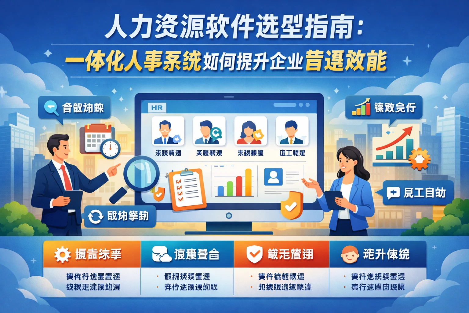 人力资源软件选型指南：一体化人事系统如何提升企业管理效能