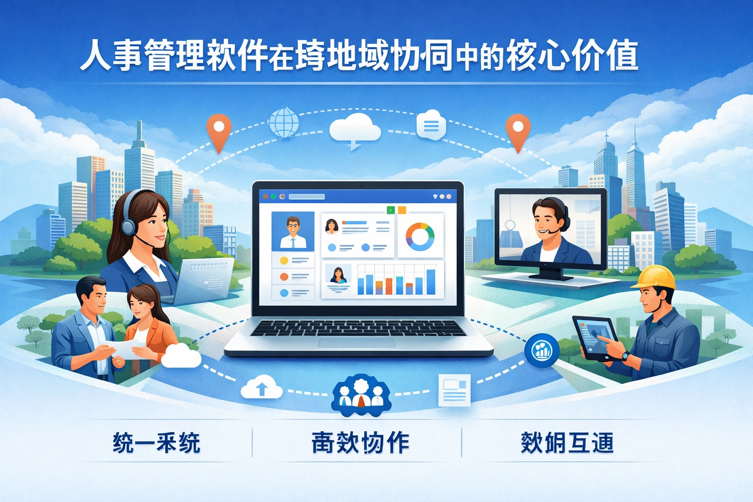 人事管理软件在跨地域协同中的核心价值