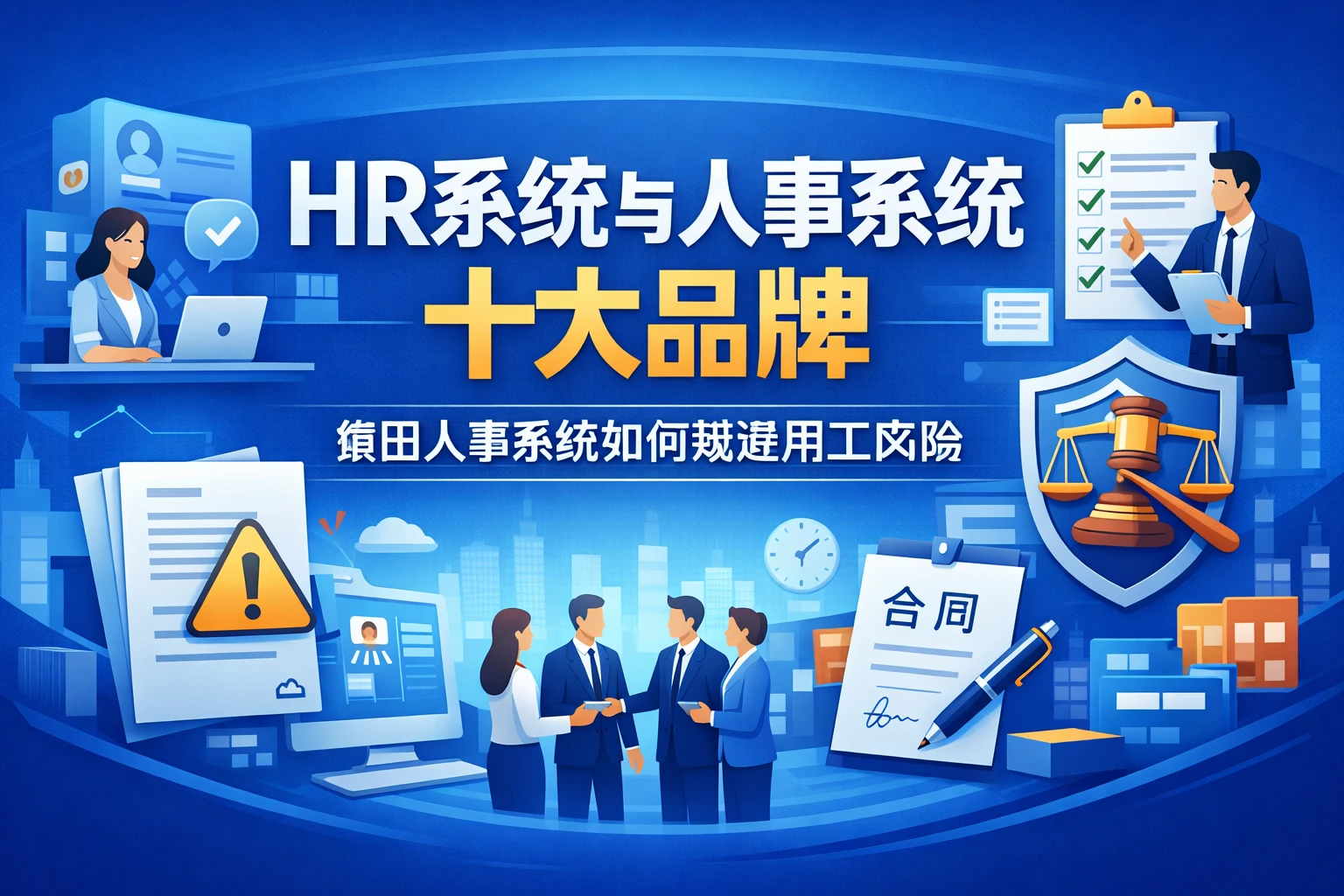 HR系统与人事系统十大品牌:集团人事系统如何规避用工风险