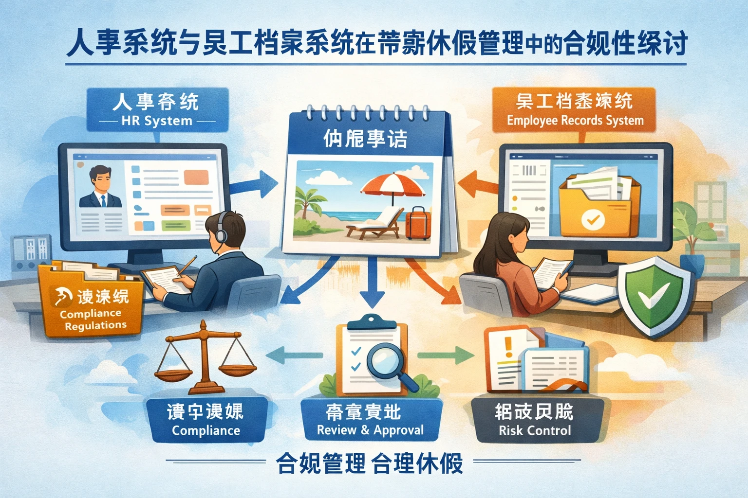 人事系统与员工档案系统在带薪休假管理中的合规性探讨