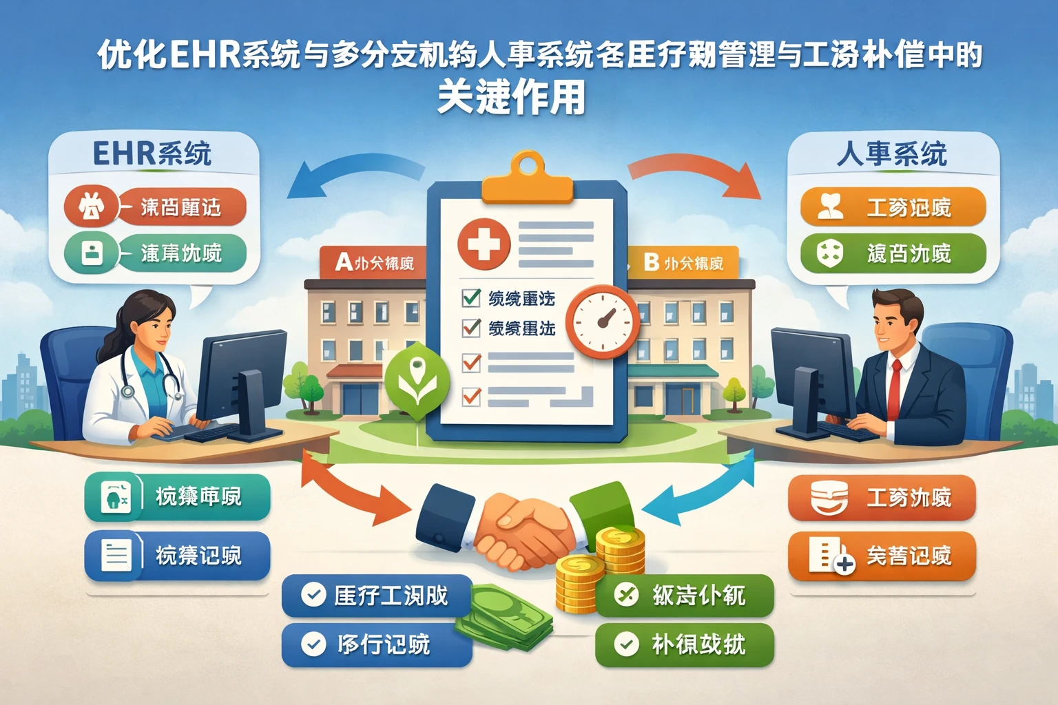 优化EHR系统与多分支机构人事系统在医疗期管理与工资补偿中的关键作用