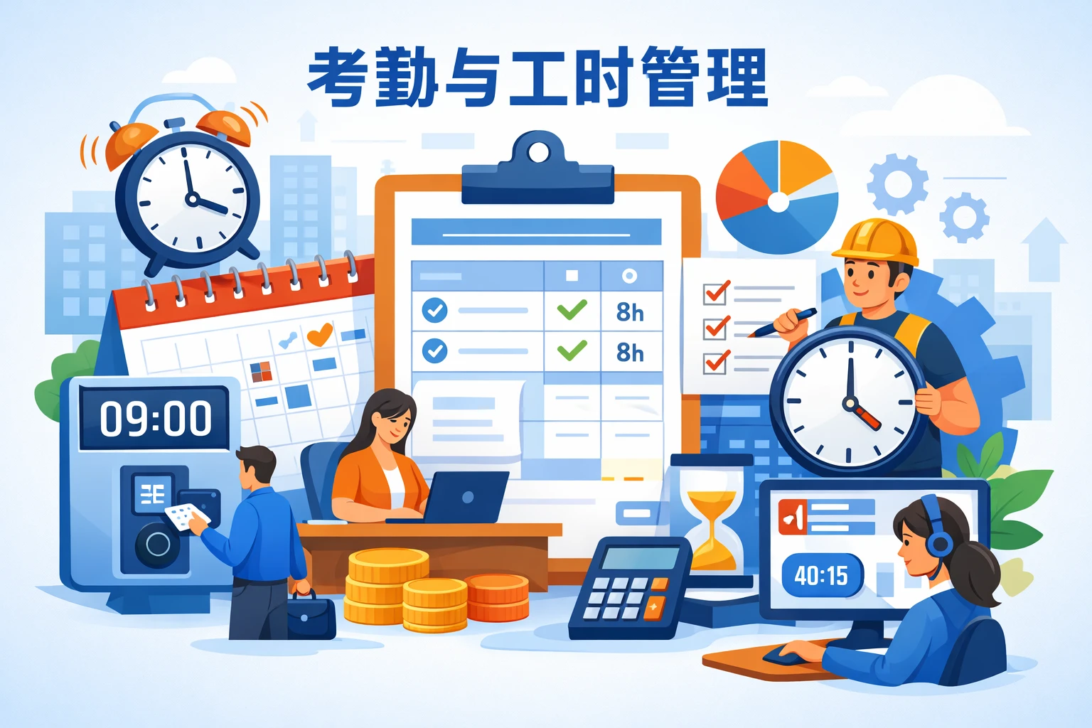 考勤与工时管理