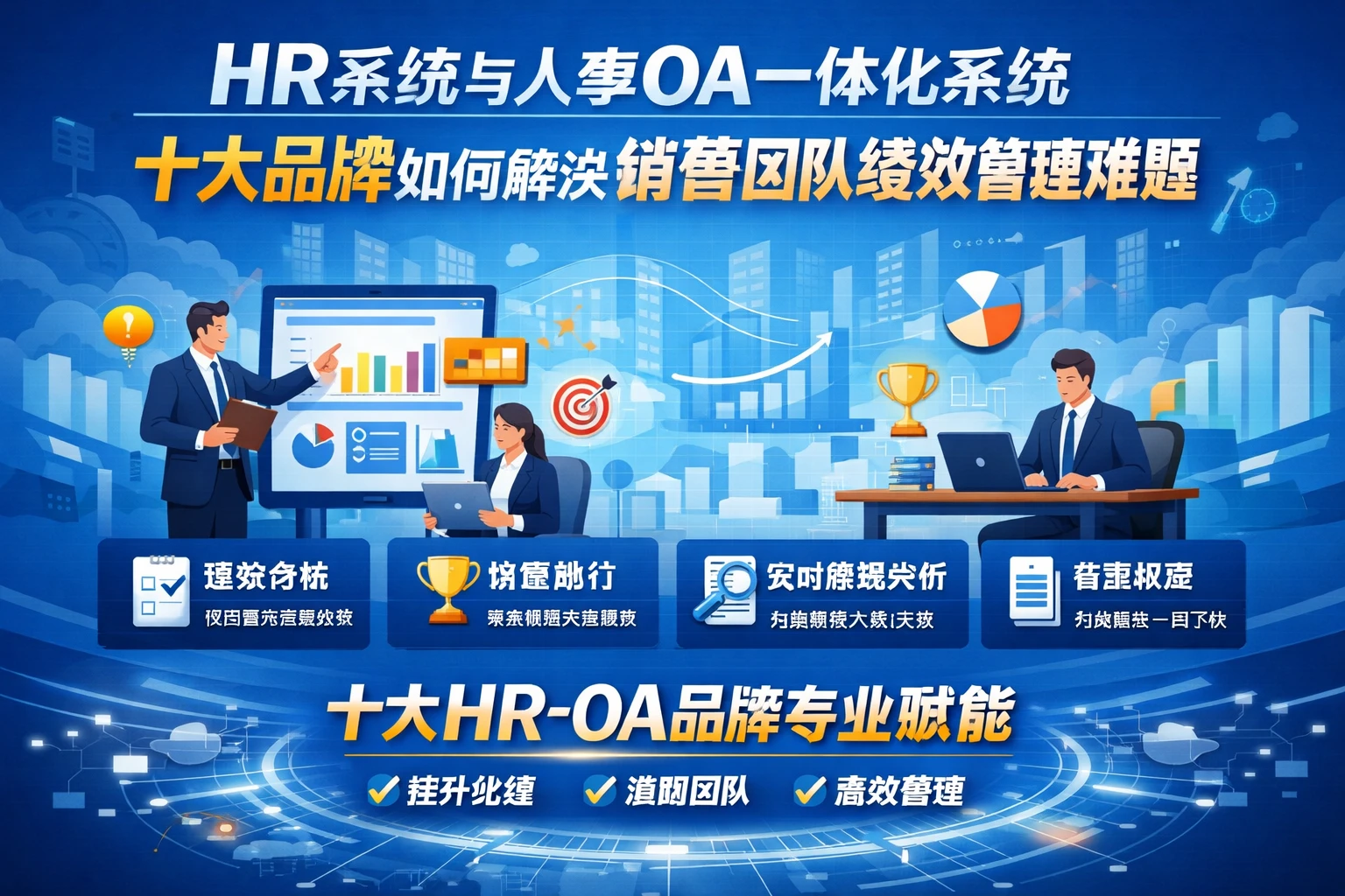 HR系统与人事OA一体化系统：十大品牌如何解决销售团队绩效管理难题