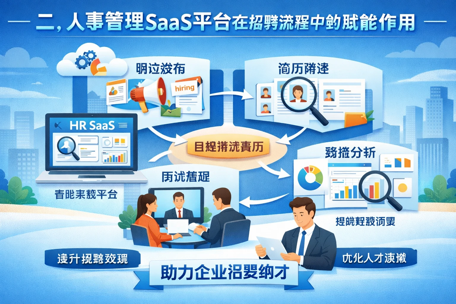 二、人事管理SaaS平台在招聘流程中的赋能作用