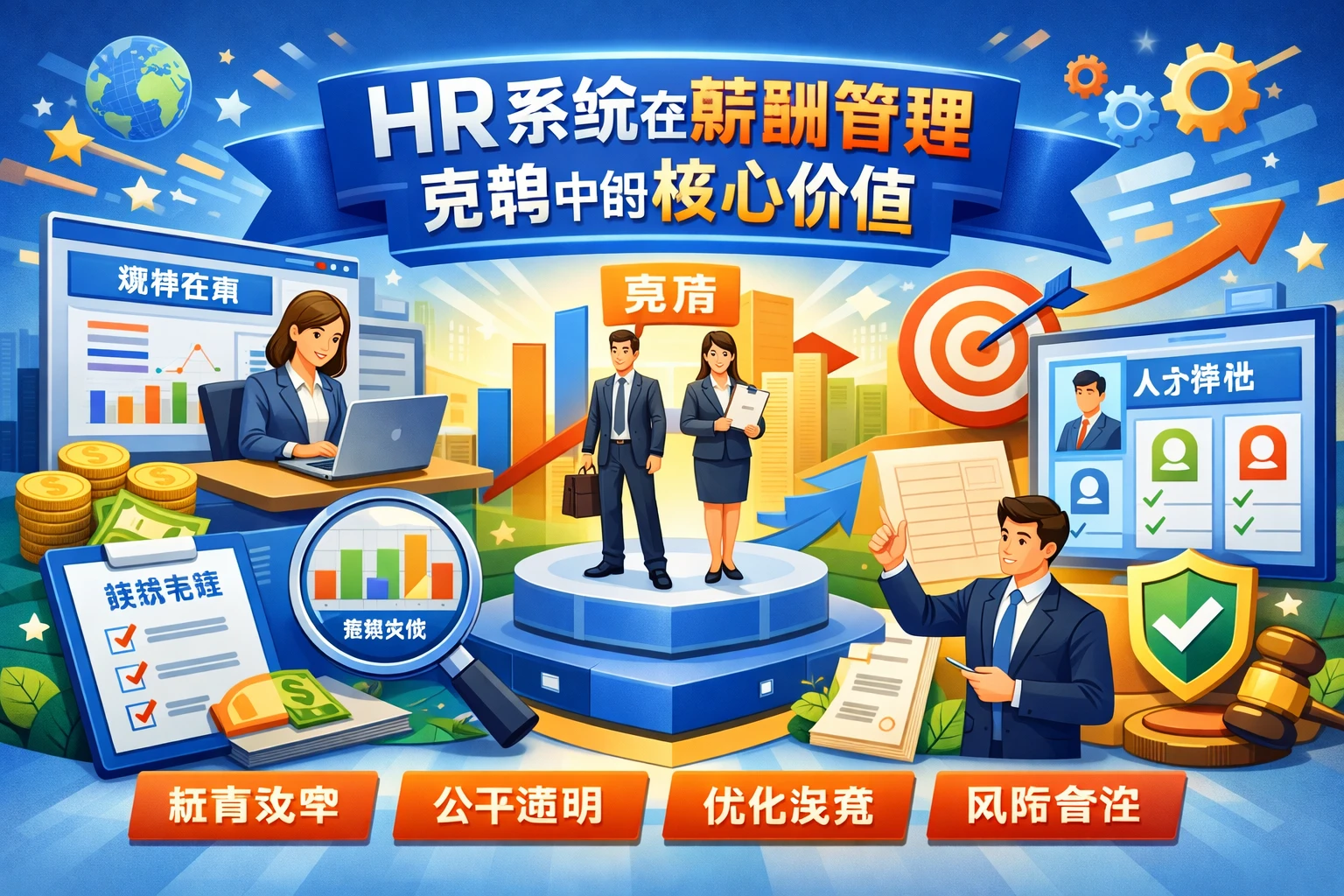 HR系统在薪酬管理竞聘中的核心价值