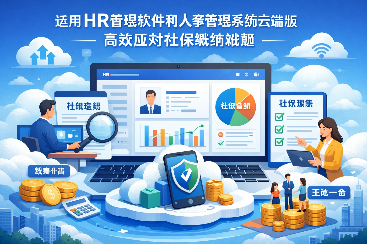 运用HR管理软件和人事管理系统云端版高效应对社保缴纳难题