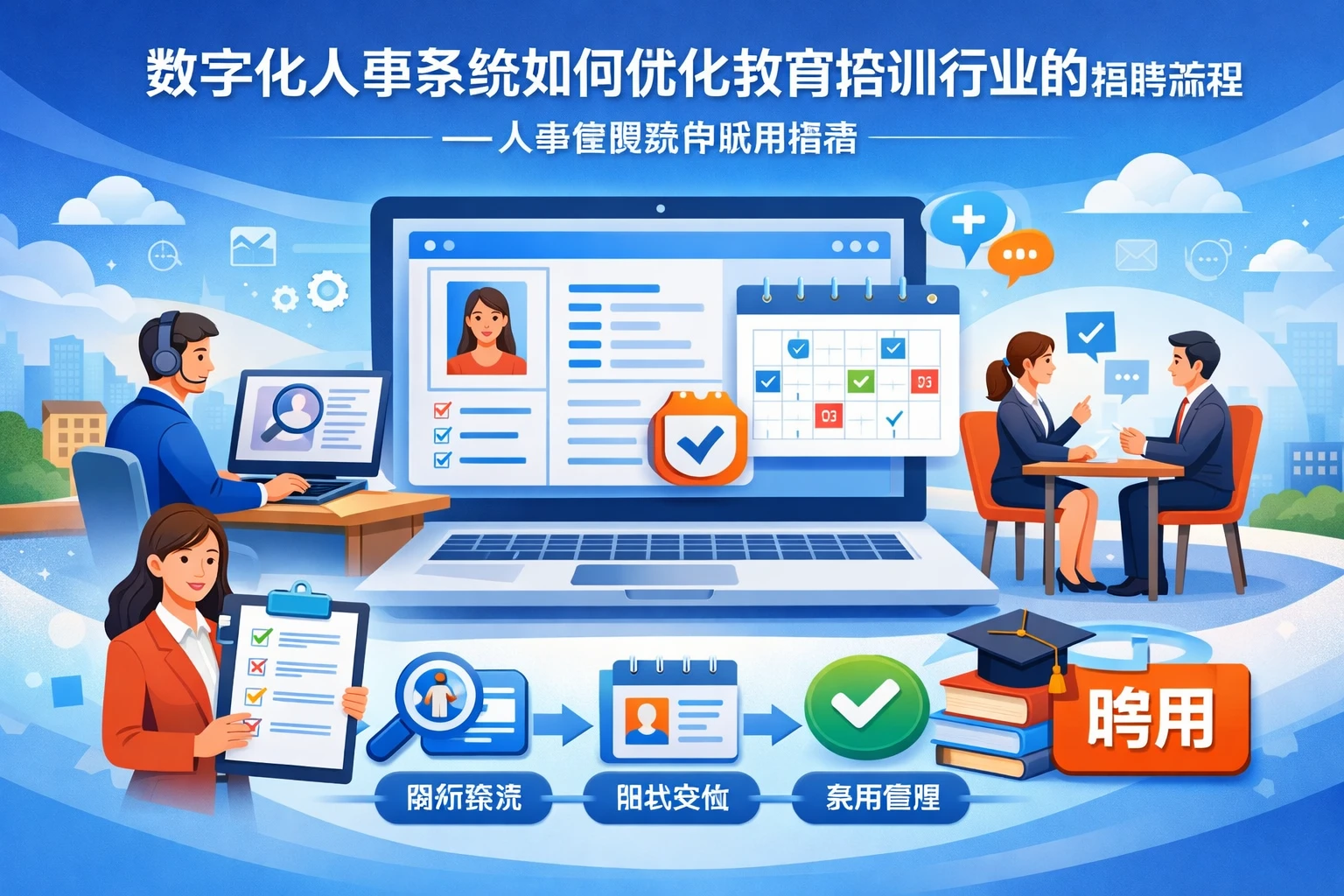数字化人事系统如何优化教育培训行业的招聘流程——人事管理软件试用指南