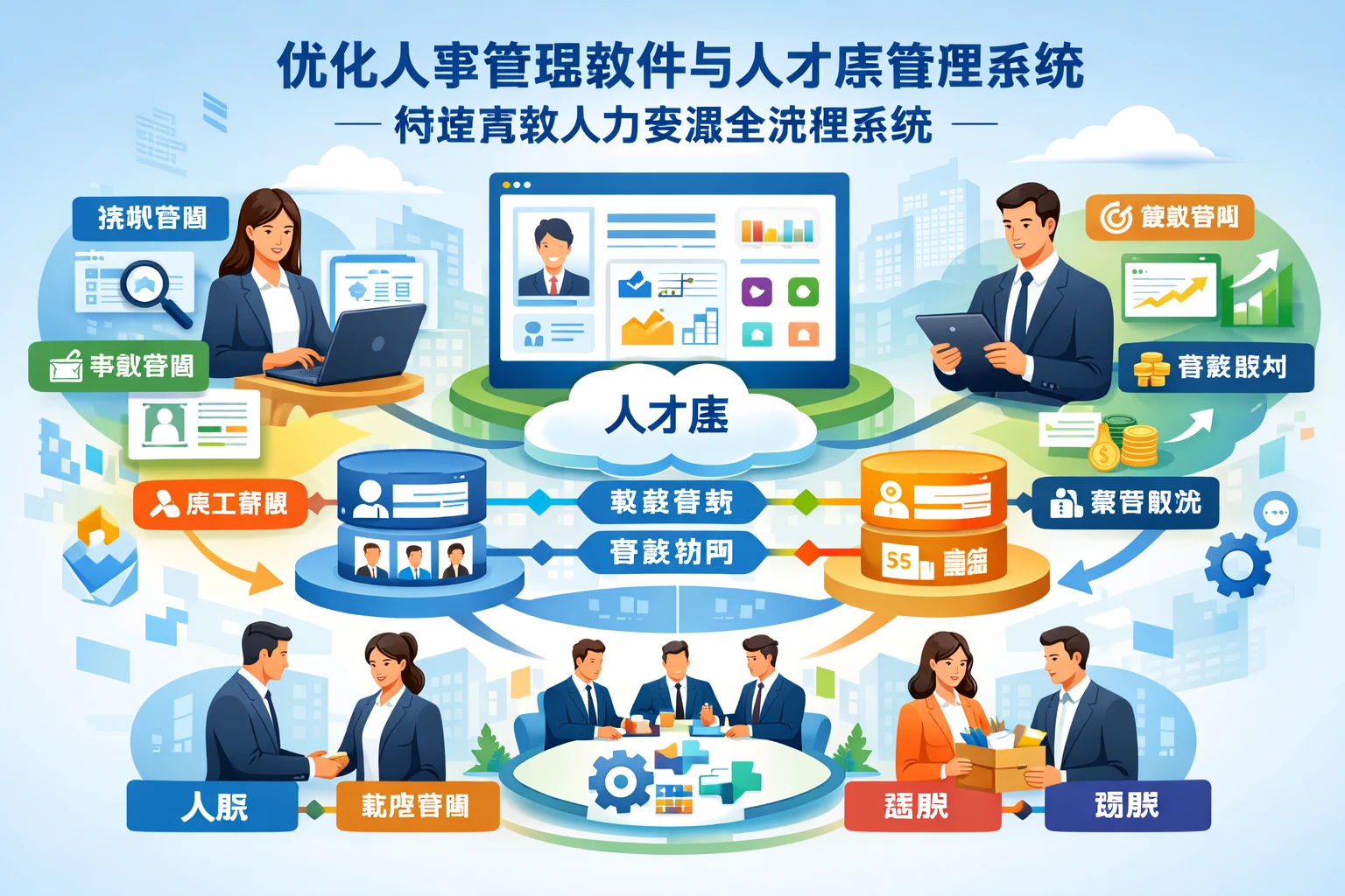 优化人事管理软件与人才库管理系统,构建高效人力资源全流程系统