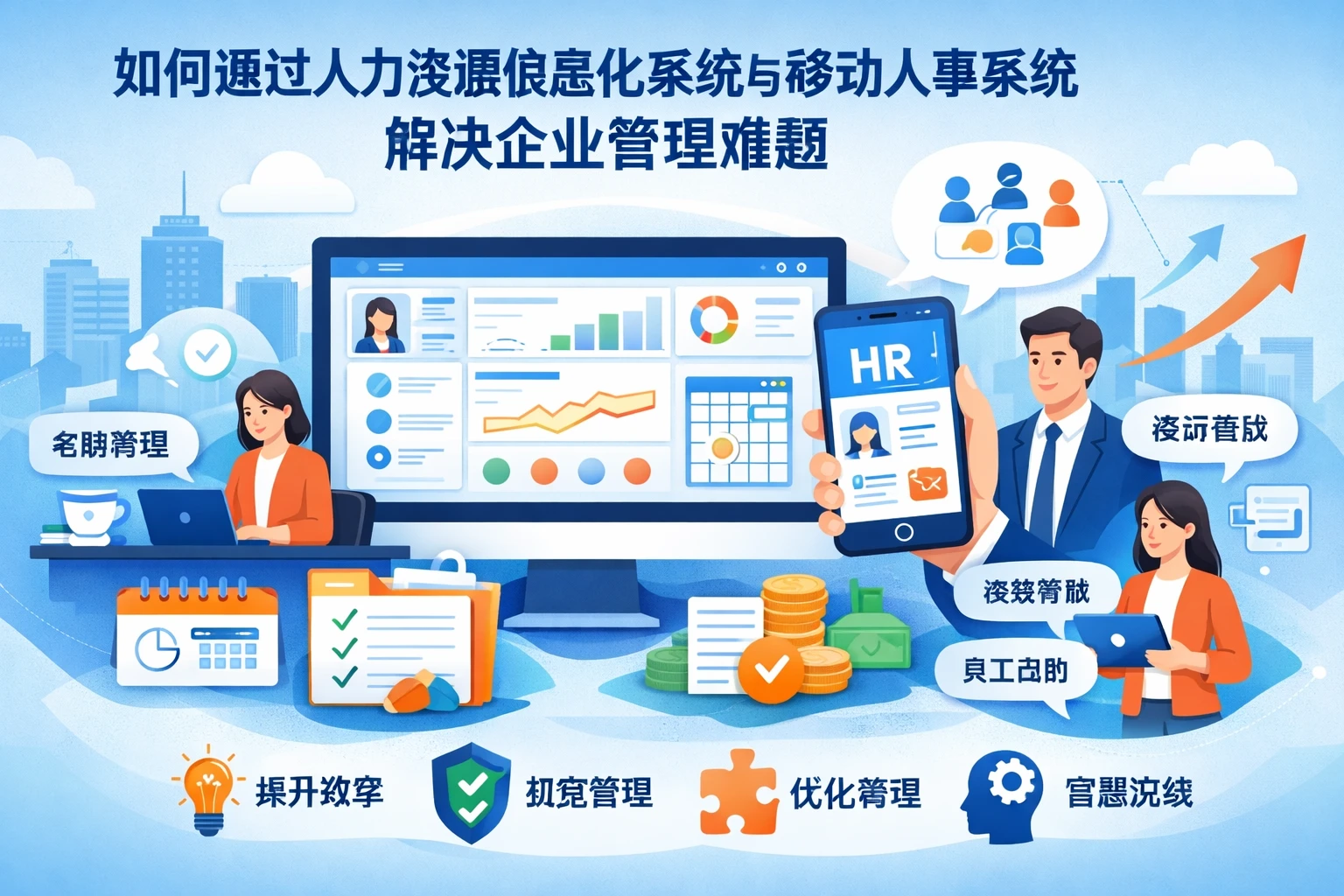 如何通过人力资源信息化系统与移动人事系统解决企业管理难题