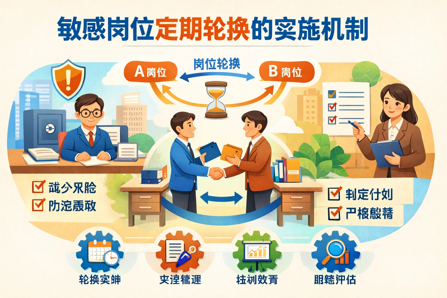 敏感岗位定期轮换的实施机制