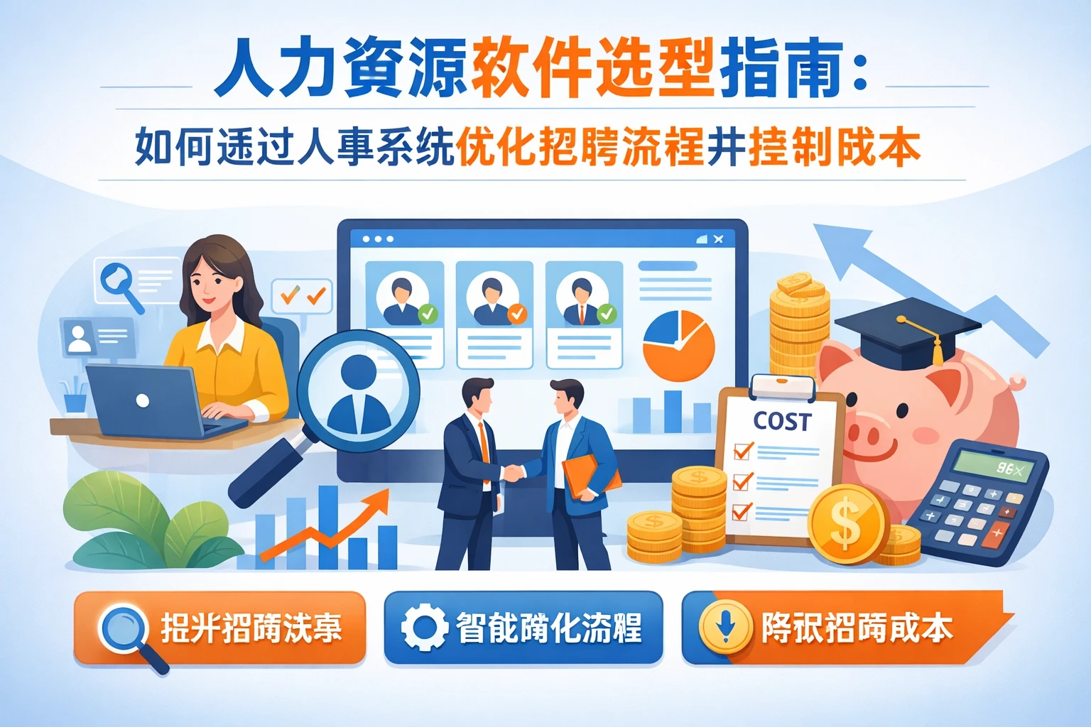 人力资源软件选型指南：如何通过人事系统优化招聘流程并控制成本