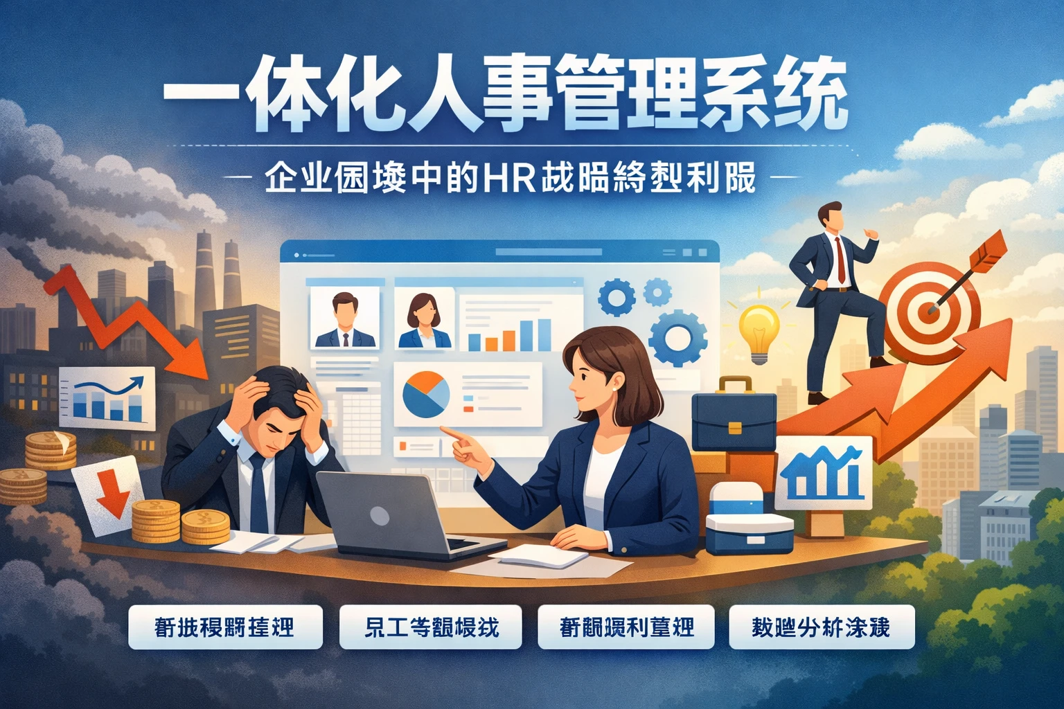 一体化人事管理系统：企业困境中的HR战略转型利器