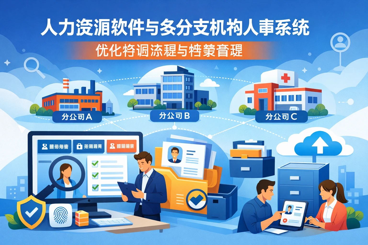 人力资源软件与多分支机构人事系统：优化背调流程与档案管理