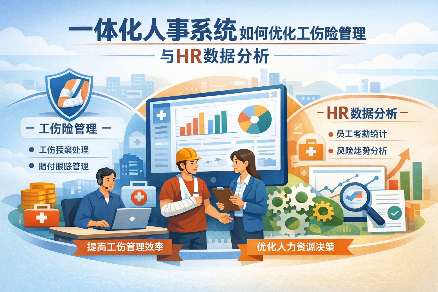 一体化人事系统如何优化工伤险管理与HR数据分析