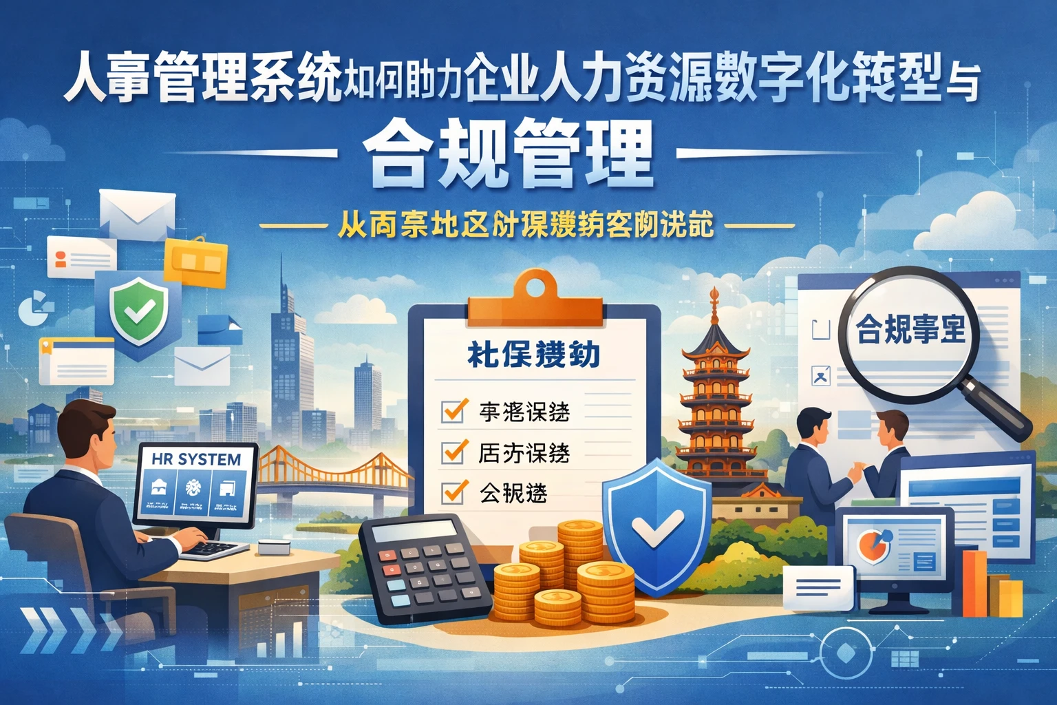 人事管理系统如何助力企业人力资源数字化转型与合规管理——从南京地区社保缴纳案例说起