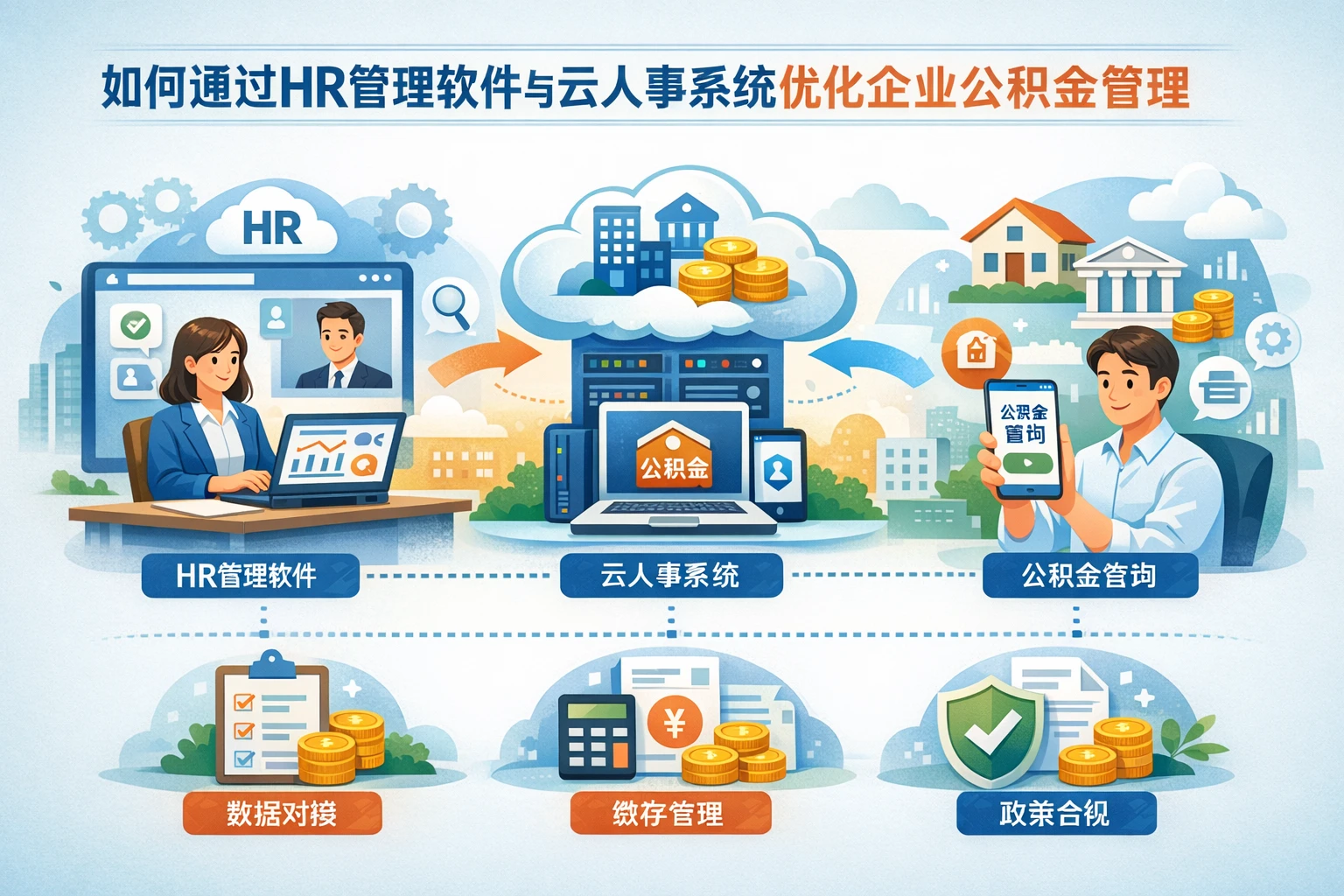 如何通过HR管理软件与云人事系统优化企业公积金管理