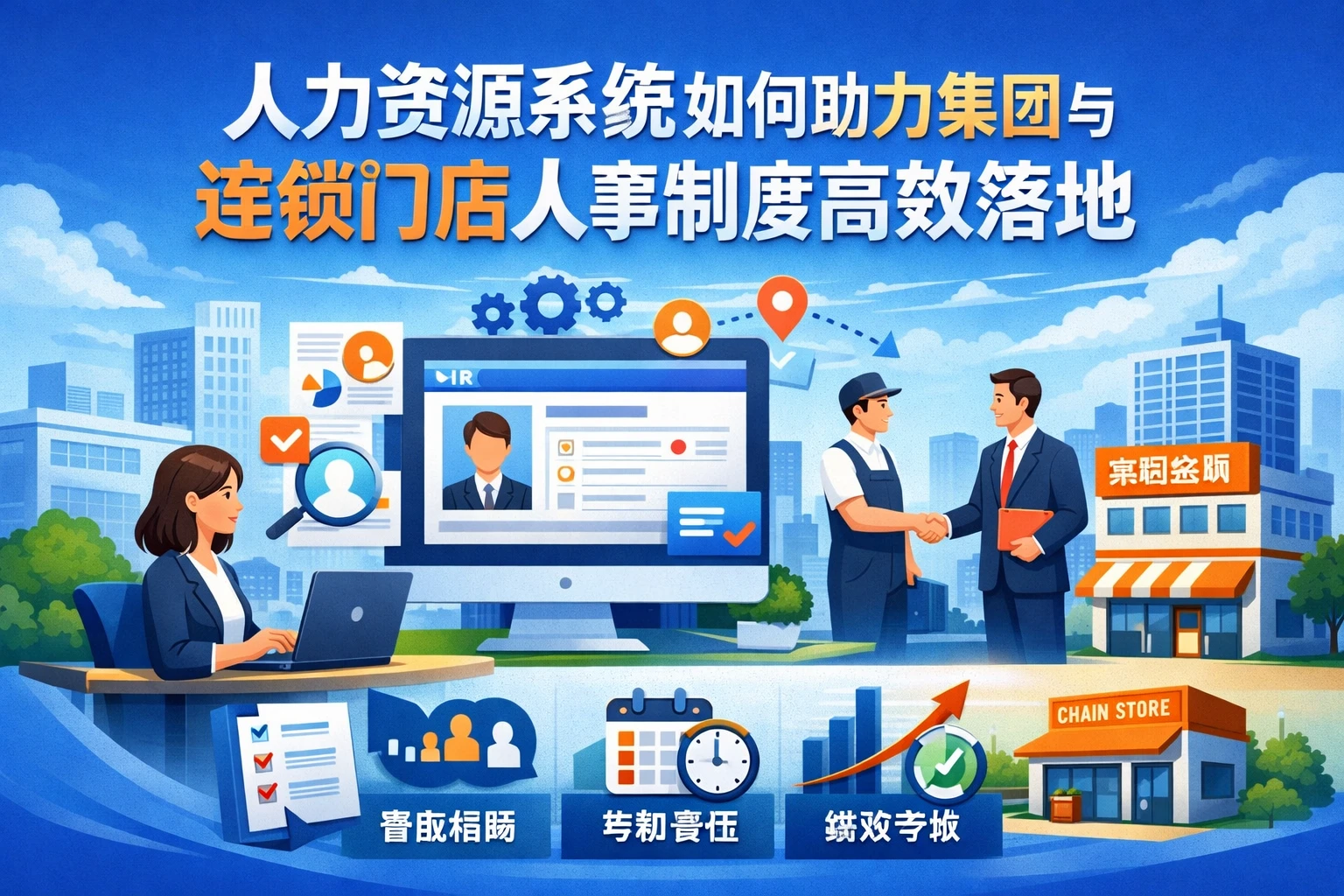 人力资源系统如何助力集团与连锁门店人事制度高效落地