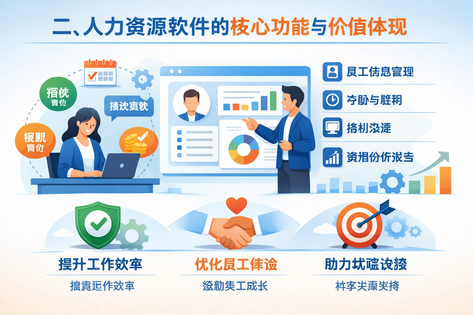 二、人力资源软件的核心功能与价值体现