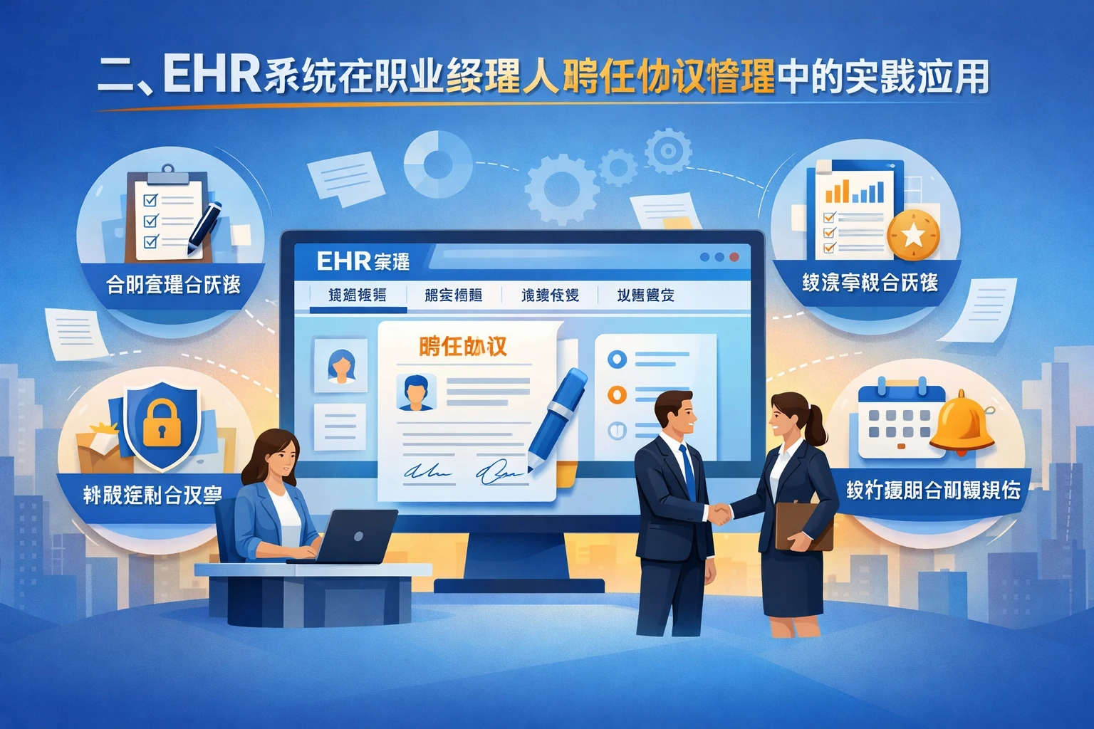 二、EHR系统在职业经理人聘任协议管理中的实践应用