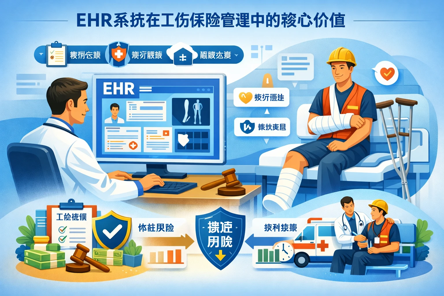 EHR系统在工伤保险管理中的核心价值