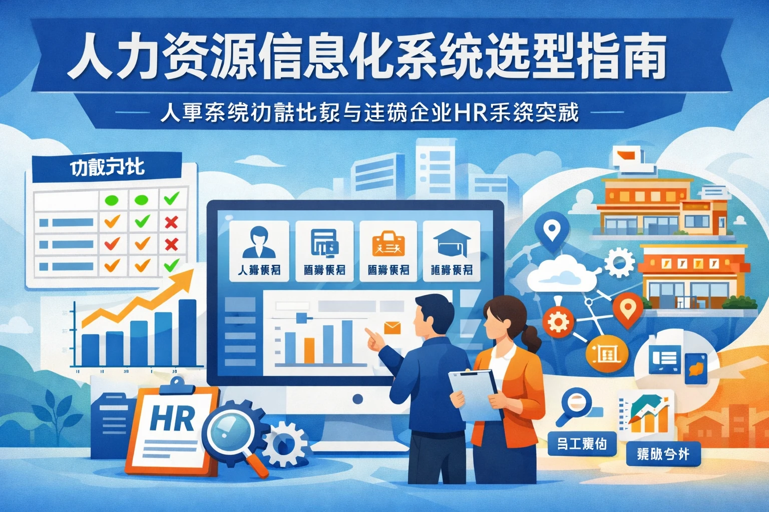 人力资源信息化系统选型指南：人事系统功能比较与连锁企业HR系统实践