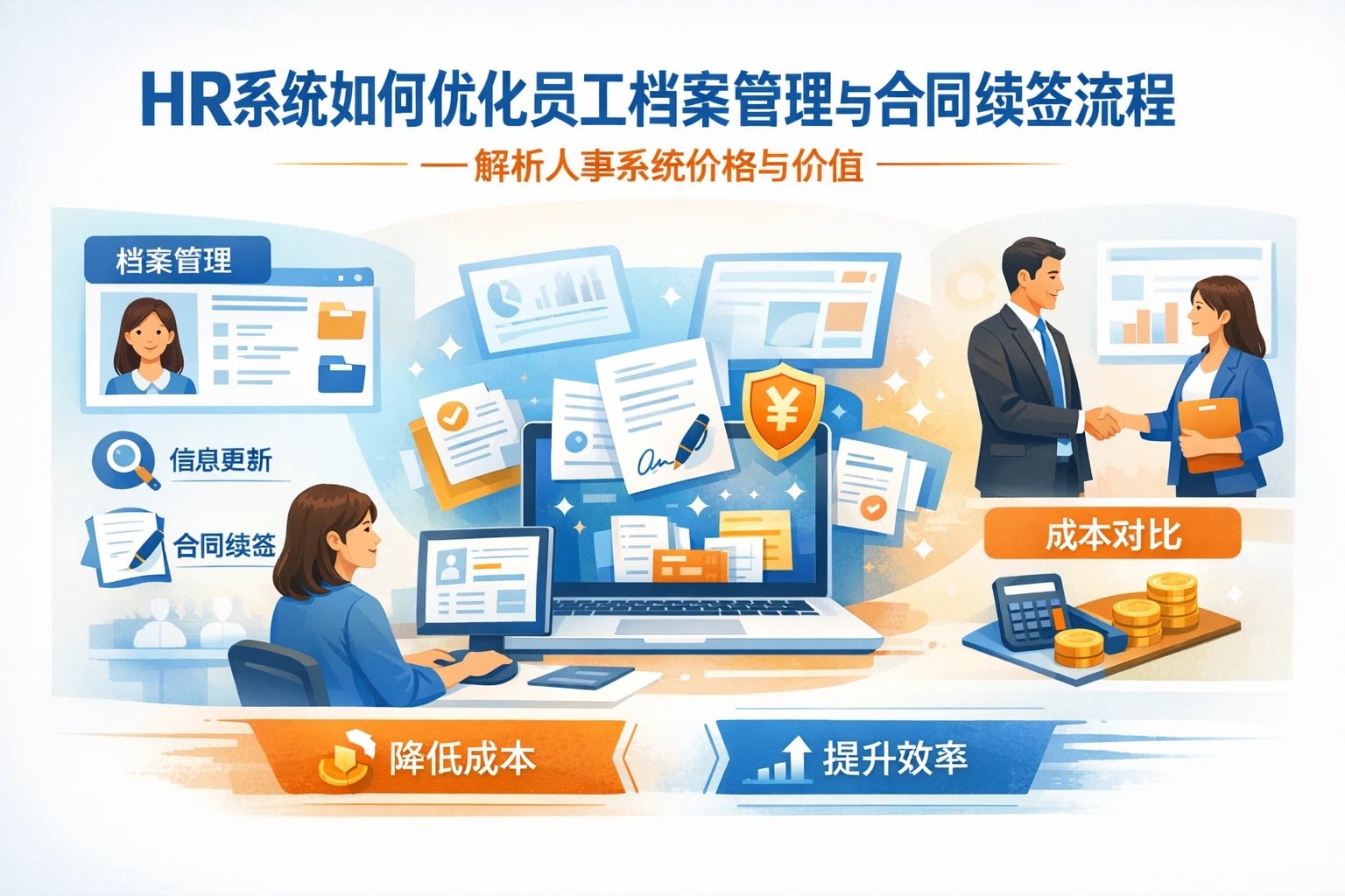 HR系统如何优化员工档案管理与合同续签流程——解析人事系统价格与价值