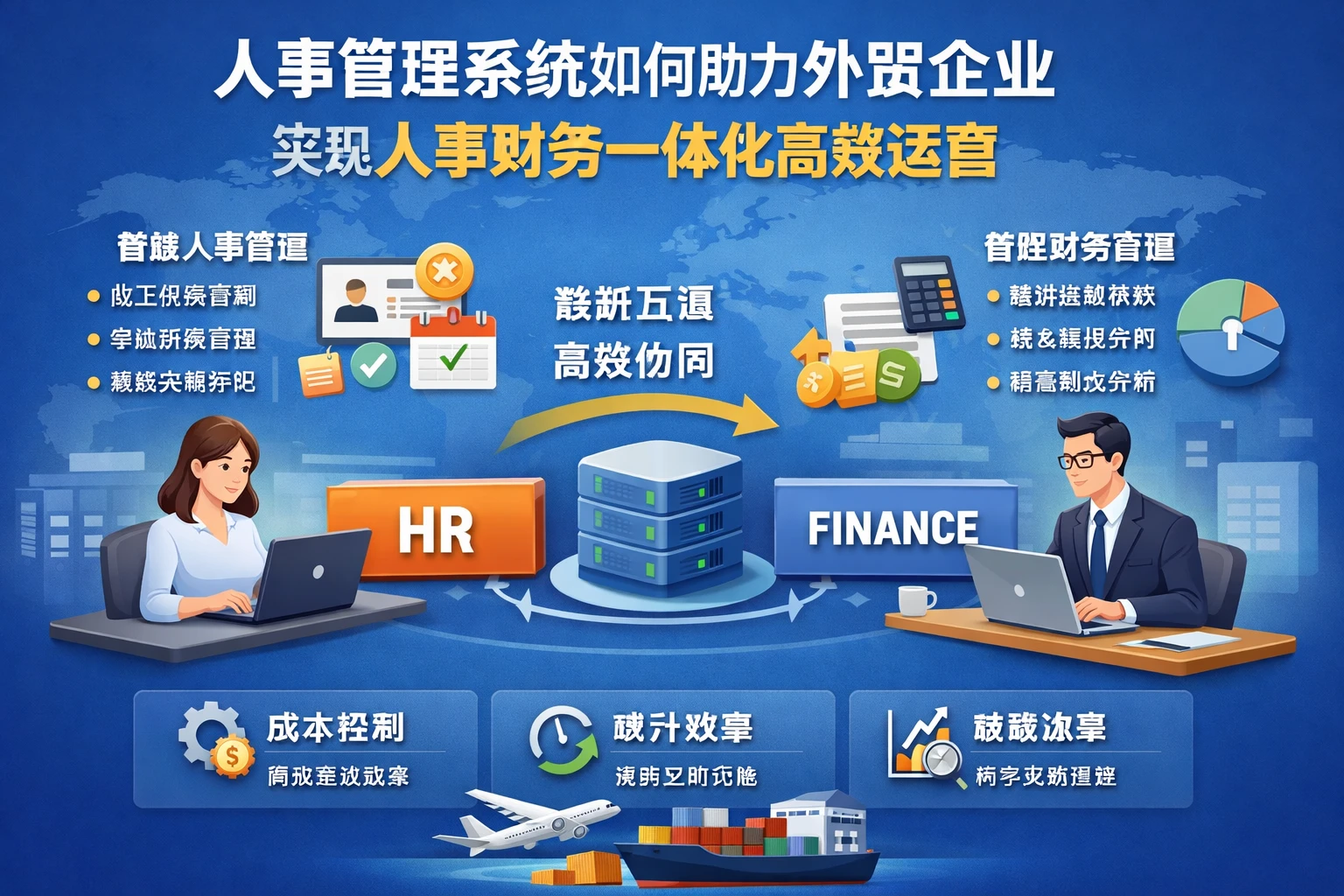 人事管理系统如何助力外贸企业实现人事财务一体化高效运营