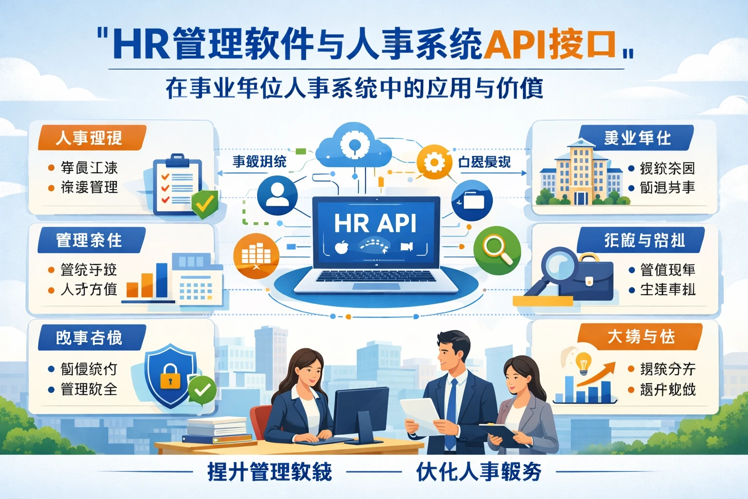 HR管理软件与人事系统API接口在事业单位人事系统中的应用与价值