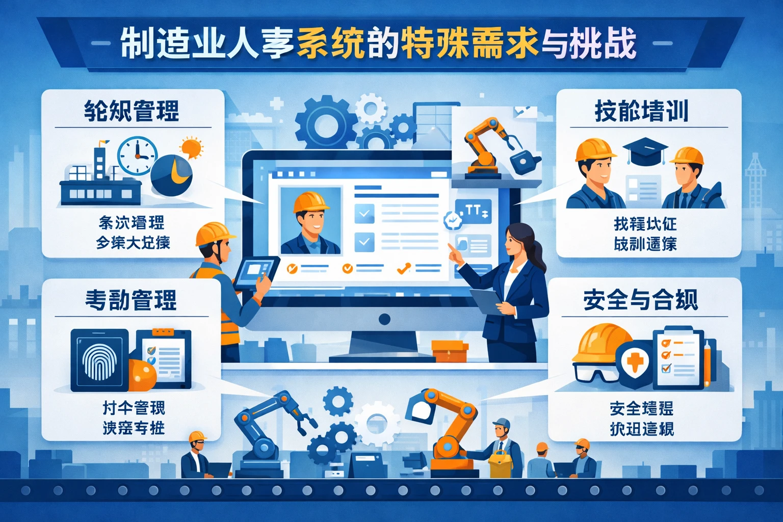 制造业人事系统的特殊需求与挑战