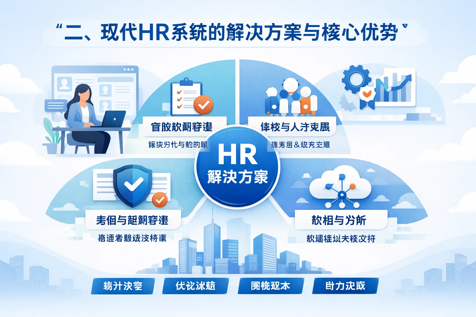 二、现代HR系统的解决方案与核心优势