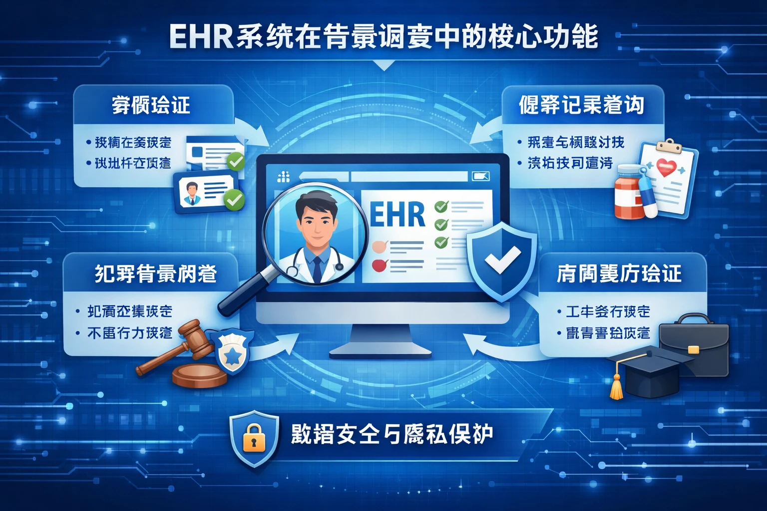 EHR系统在背景调查中的核心功能